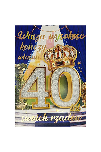 Yeku Felicitare/karnet aniversar 3K, cu folie aurie, cu autocolant, Multicolo...