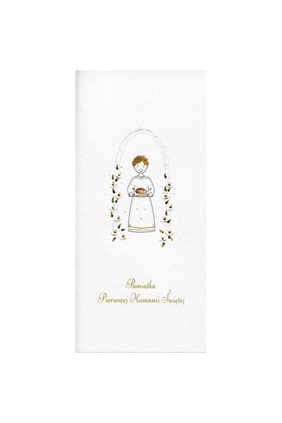 MAK Felicitare/karnet Prima Comunie MAK, pictata manual, hartie 200 g/m2, Mul...