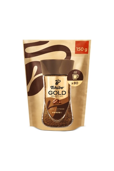 Tchibo GOLD SELECTION RİCH & İNTENSE ÇÖZÜNEBİLİR KAHVE EKO 150 GR*3'LÜ