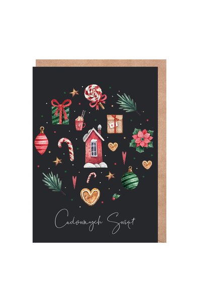 Cardie Felicitare de Crăciun, Cardie, Multicolor