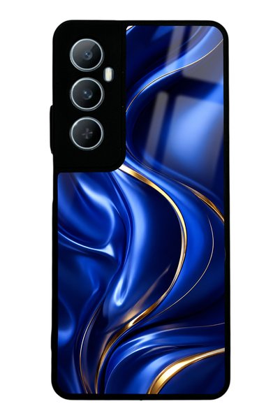 Spoyi Realme C65 Royal Sapphire Flow Design Glossy Phone Case