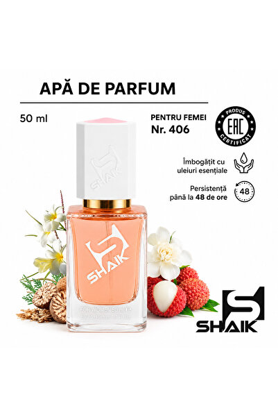 Shaik 406 Woman – Aroma Delina, Apă de Parfum 50 ml, floral-fructată, persist...