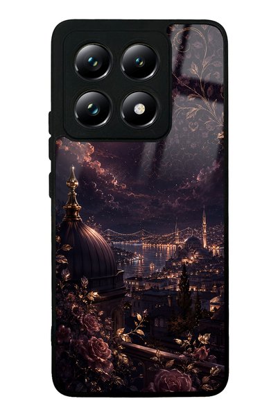 Spoyi Xiaomi Mi 14t Rosewood Bosphorus Night Design Glossy Phone Case
