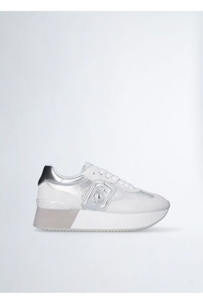 liu.jo Gümüş Detaylı Beyaz Platform Sneaker