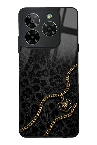 Spoyi Gm Era 50 Black Panther Gold Tasarımlı Glossy Telefon Kılıfı