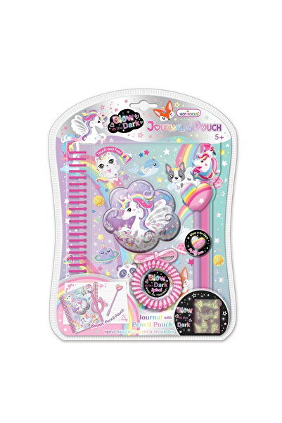 Hot Focus Jurnal cu spirala, Hot Focus, cu elastic de par 6+