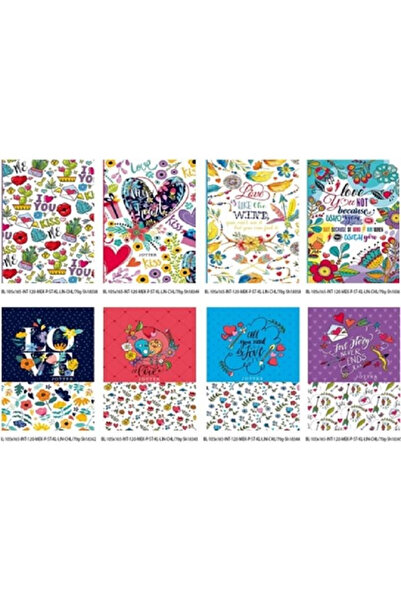 Fresh Caiet/notebook 105×165 mm, 120 pagini, cu file patratate, liniate si al...