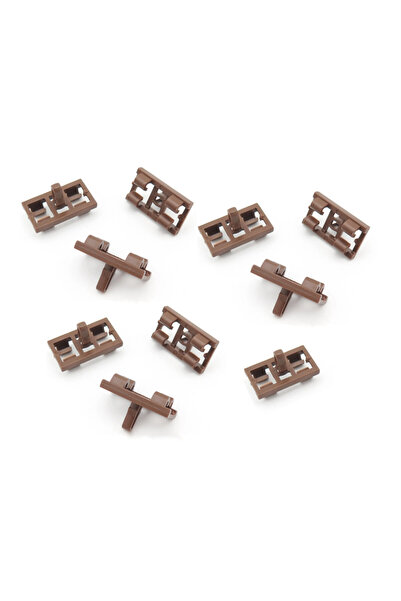 RapidAuto Set 10 clips garnituri Bmw X5 (E53), fata+spate; inferior fitting, ...