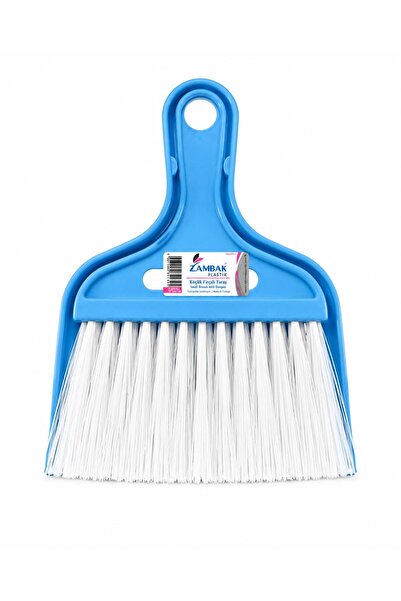 Zambak Plastik Küçük Fırçalı Faraş Seti – Mini El Süpürgesi ve Faraş, Masa Üs...