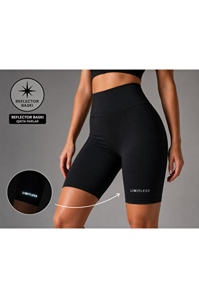 TWINTICKS Women's Black High Waist Biker Sports Leggings Shorts – Limitless R...