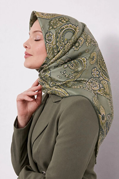Lesscarves Patterned Cotton Silk Scarf Ls2207