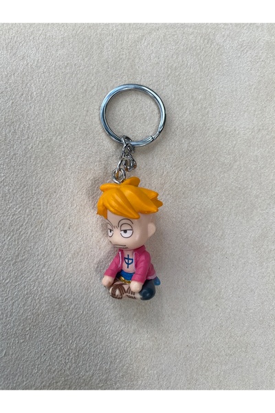 Sakura Konsept Butik One Piece Mini Figure Keychain 4-5cm Anime Sanji Reiju A...