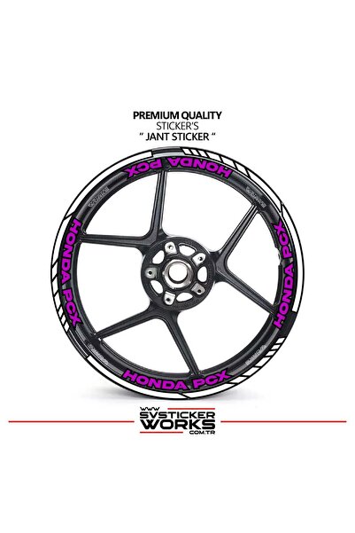 ARONA Honda pcx wheel rim strip and inner rim 16 letter sticker decal model p...