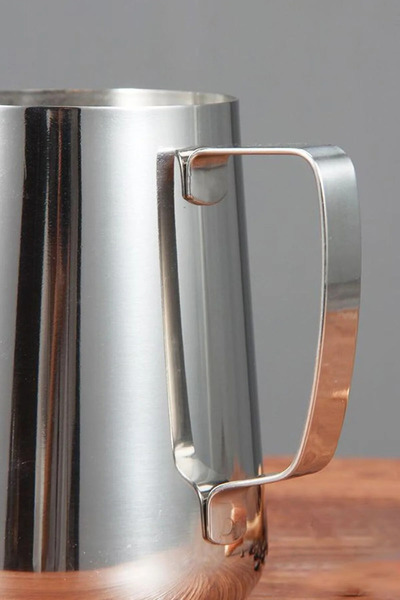 Tasarım Evi 304 Çelik 350 ml Kahve Süt Köpürtme Potu Sütlük Pitcher