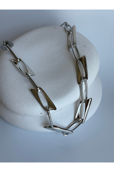 BHR AKSESUAR Silver Color Necklace (55 cm)