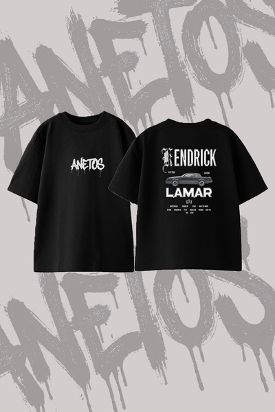Anetos Kendrick Lamar_3 Σχεδιασμένο μπλουζάκι με στάμπα στην πλάτη, βαμβακερό...