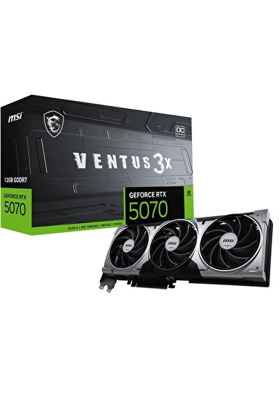 MSI 12GB RTX5070 12G VENTUS 3X OC GDDR7 192bit HDMI-DP PCIE 5.0