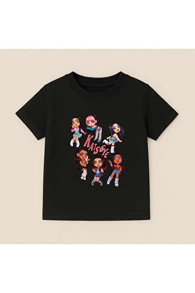 SVART WEAR Katseye Printed Crew Neck Cotton Short Sleeve Kids & Youth T-Shirt