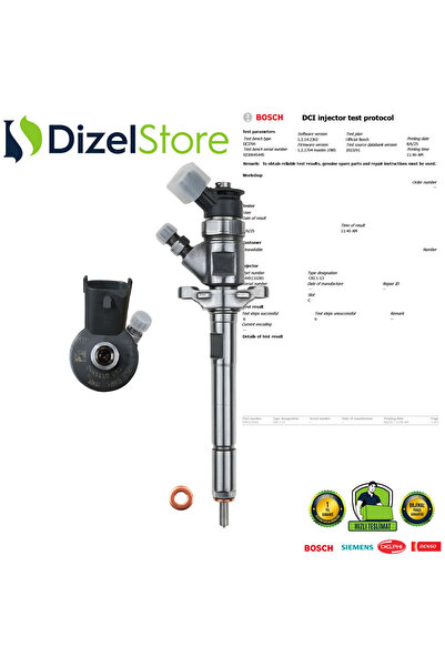 Dizel Store 0445110297 PEUGEOT CİTROEN 1.6 HDİ Yenilenmiş Enjektör 1.6 Hdi Bo...