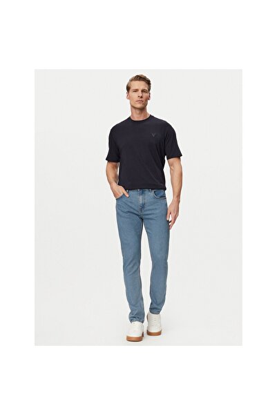Guess Tricou bărbătesc M6GI21K3053 Bleumarin