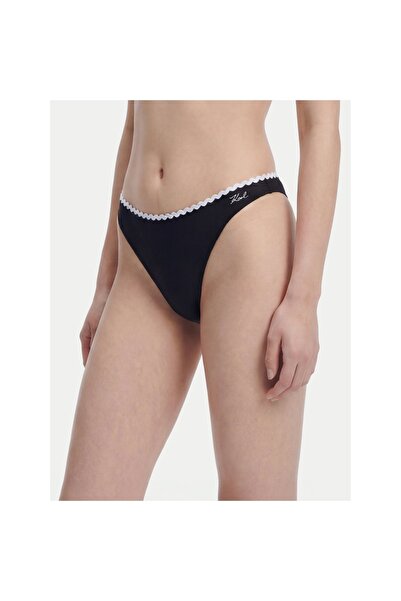 Karl Lagerfeld Slip de bikini pentru femei B1W46020 Negru