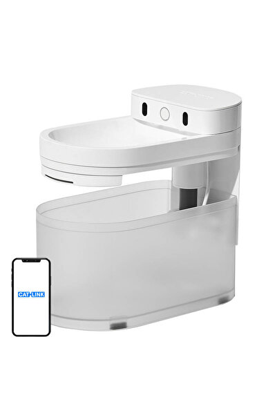 Catlink Fântână cu apă colorată pentru pisici și câini, cu avantajul filtrări...