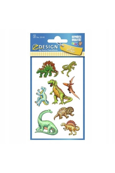 OEM Set autocolante, Avery Zweckform, Dinozauri, Multicolor