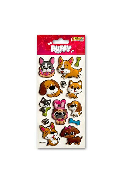 Penmate Autocolante puffy Penmate, stickere volumetrice cu design de caini, a...