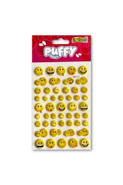 Penmate Figurina multicolor 11x20.5cm set autocolante 3D Puffy Emoticon