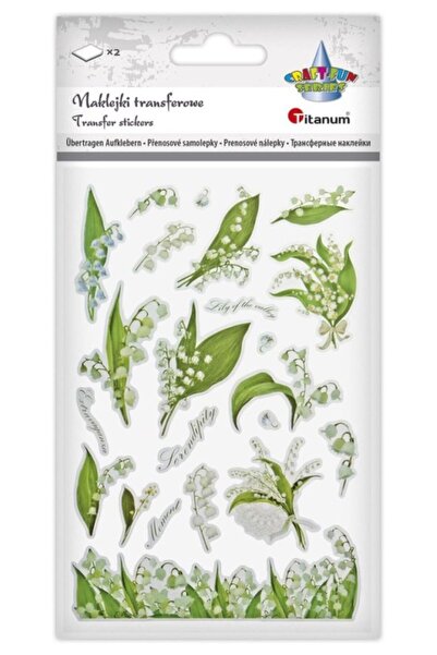 Titanum Set 24 stickere decorative, Verde/Alb