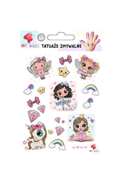 All4Kids Tatuaje temporare balerina printesa multicolor 10x15cm