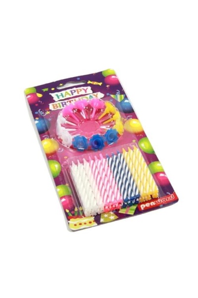 PENWORD Lumanari pentru tort, Multicolor