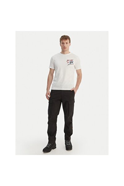 Napapijri Tricou bărbătesc NP0A4FZB0021 Alb
