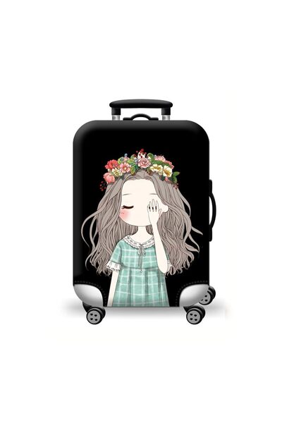 Amber Μεσαίο Κάλυμμα Βαλίτσας Flower Girl AM419-02