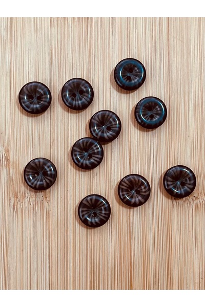 Lorin hobi Self-Patterned Cardigan Vest Button 18 mm 10 Pieces Khaki