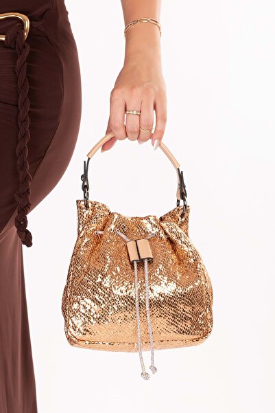 Gondol Women's Small Evening Dress Handbag Shb.2255 Copper