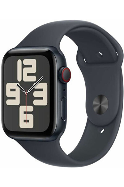 Apple Watch Watch SE2 (2022) LTE 44mm Κάσα Αλουμινίου Midnight με Αθλητικό Λο...