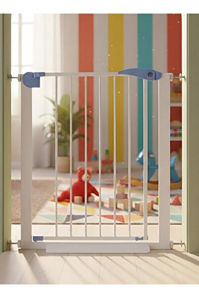 Cady One Metal Baby and Pet Safety Gate Adjustable Width (75-85cm) Hallway St...