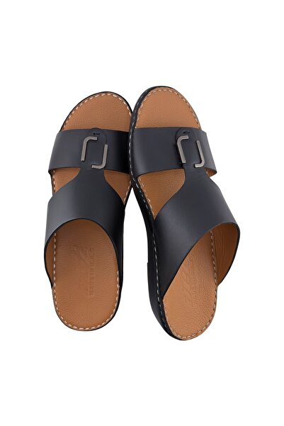 Cirino ( N-4700 ) Handmade Arabic Men's Slippers | Outdoor Arabic Sandals For...