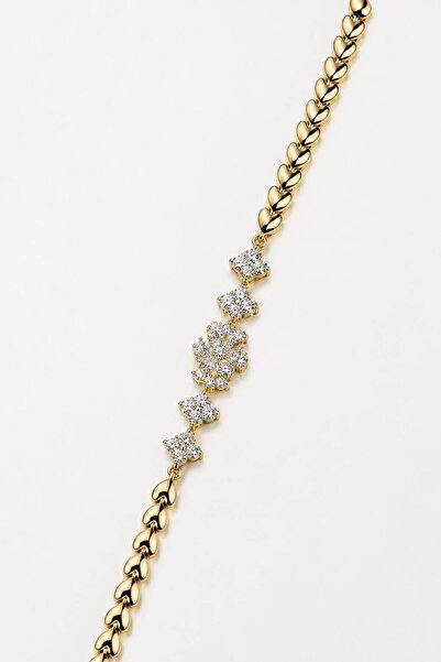 Haziran Accessories, Stoned Steel & Xuping Women's Bracelet