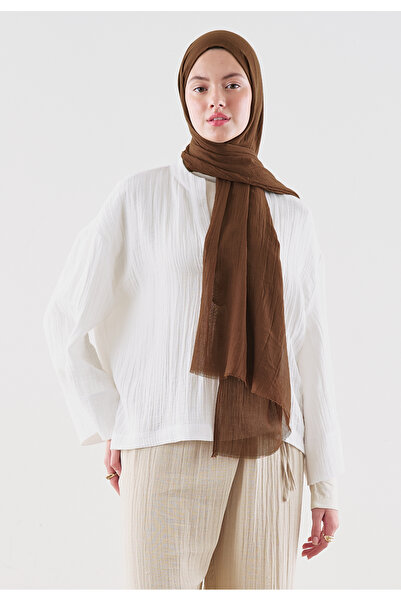 Freshscarfs Ντουμπάι Πρέμιουμ Σάλ Ζεστός Καφές