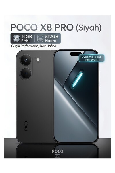 POCO X8 Pro 512 GB 14 GB Ram Beyaz