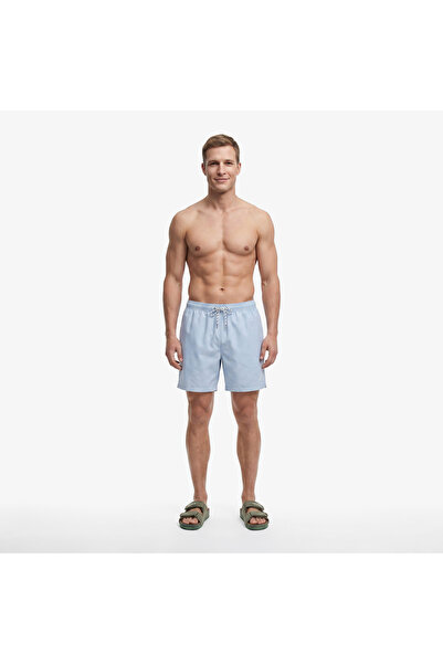 Nautica Regular Fit Erkek Mavi Deniz Şortu