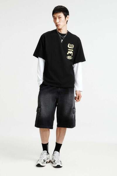H&M Loose Fit Printed T-shirt