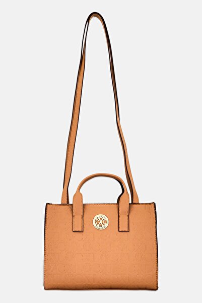Christian Lacroix CXL by Women Brand Logo Satchel Bag, Brown