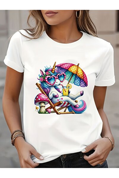 212Wear Women'S Camping Graphic T-Shirt - Black Casual Crew Neck Short Sleeve...