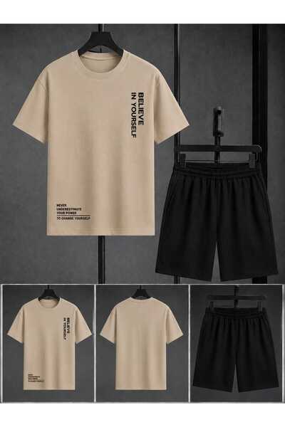 LOTS MODA Premium Cotton Oversize T-Shirt & Shorts Set |   Unisex |   Summer ...
