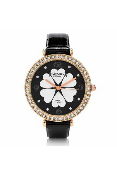 Watch Ceas de dama, Francesca di Geneva, Negru, FF476