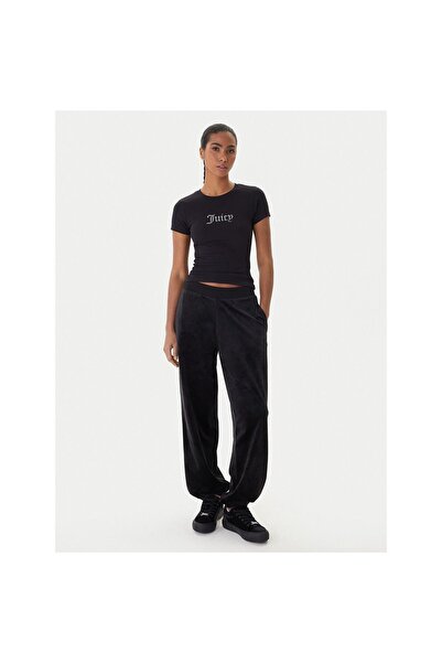 Juicy Couture Pantaloni de trening pentru femei JCBBJ224811 Negru