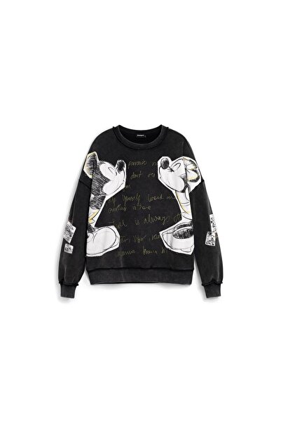 Desigual Bluză de damă 26SWSK08 Negru